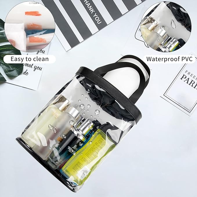 Clear Toiletry Bag, Travel Toiletry Bag - Image 2