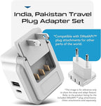 Ceptics India, Maldives Power Plug Adapter Travel Set, 20W PD & QC, Safe Dual - Image 5