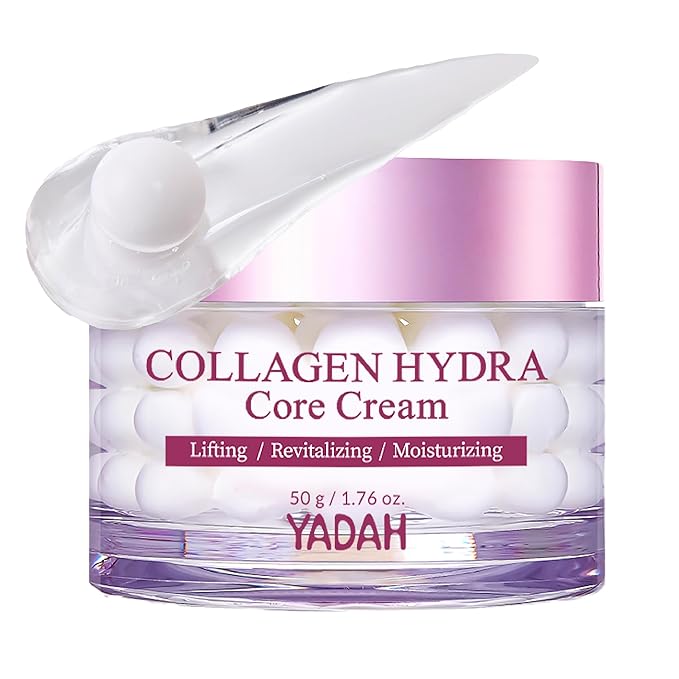 YADAH Hydra core cream - Capsule Filler Cream 1.69 fl oz Collagen Hydra Essence 5.07 fl oz Collagen Dual Lift Serum 1.69 fl oz