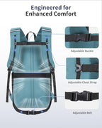 ECOHUB Hiking Backpack 30L Travel Backpack Lightweight Casual Daypack Water - Image 2