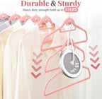 Velvet Felt Stackable Hangers 50 Pack, Non Slip, - Image 2