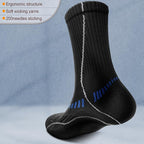 BULLIANT Compression Socks for Men 6Pairs, Athletic Crew Socks Cushioned For - Image 2