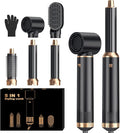5 in 1 Blow Dryer Brush, Upgrade Hair Dryer Brush Set Negative Ion Air Styler Curling Wrap Air Curler, Hot Air Brush Curling Iron Hair Styling Tools As A Gift for Straight/Curl/Dry/Smooth