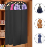 Univivi Long Garment Bags for Hanging Clothes, 3 Pack - Image 4