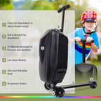 20" Scooter Suitcase for Kids, 2-in-1 Ride On Luggage - Image 2