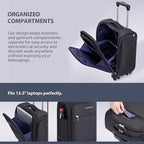 Verage Underseat Carry On Luggage - Image 5