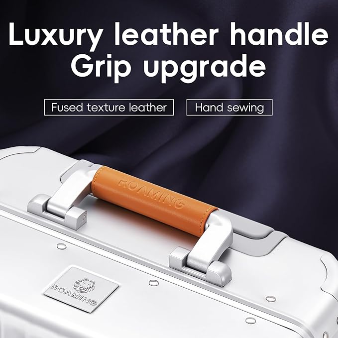 ROAMING 20 Inch Carry-On Luggage Durable All Aluminum Hardshell Suitcase - Image 8