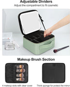 Chomeiu Makeup Bag with LED Mirror, Travel Makeup Case - Image 3