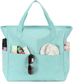 LEDAOU Beach Bag Waterproof Sandproof Women Tote Bag Pool Bag - Image 9