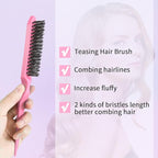 BRUSHZOO Hair Brush Set, Hair Brushes for Women Men kid Wet Dry All Hair Detangling Parting Styling