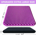 Gel Seat Cushion, Office Seat Cushion Chair Pads - Image 2