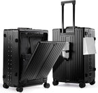 UrbanExplorer 24 Inch Check-In Aluminum Frame Luggage, ABS+PC Hard Shell by UrbanExplorer