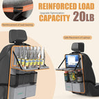 Car Backseat Organizer with Tablet Holder, 11 Storage Pockets with Foldable - Image 3