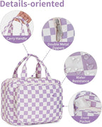 Narwey Hanging Toiletry Bag for Women Travel Makeup Bag Organizer Toiletries - Image 5
