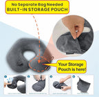 Inflatable Travel Neck Pillow, Super Soft Plane Neck Support Pillow - Image 2