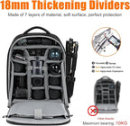 CADeN Camera Backpack, Extra Large DSLR Camera Bag - Image 6