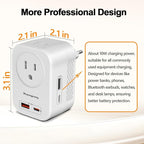 220V to 110V Voltage Converter US to Europe International Universal Travel - Image 6