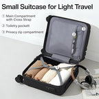 Hanke 14 Inch Underseat Carry On Luggage - Image 5