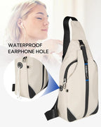WATERFLY Small Crossbody Sling Backpack Anti Theft Backpack - Image 6