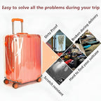 24/28 Inch Thicken Transparent Luggage Cover Suitcase Protector Waterproof PVC - Image 4
