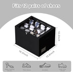 2 Pack Shoe Organizer for Closet - Image 3