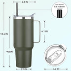 HASLE OUTFITTERS 40 oz Stainless Steel Tumbler - Image 3
