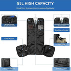 Garment Duffle Bags for Travel, Bukere Convertible Carry on Garment Duffel Bag - Image 4