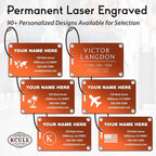 Personalized Luggage Tags: Custom Metal Luggage Tags - Image 3