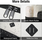 School Backpack, Bookbag Teen Boys and Girls Black Beige - Image 3