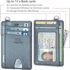 FurArt Slim Minimalist Wallet, Front Pocket Wallets, RFID Blocking, Credit Card - Image 6
