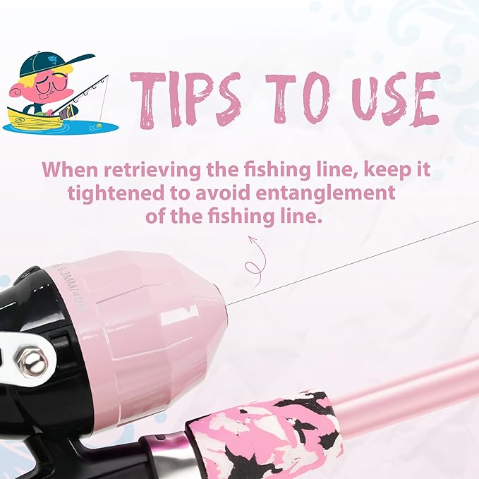 Kids Fishing Pole, Portable Telescopic Kids Fishing Poles - Image 6