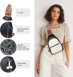 Sling Bag For Women Fanny Pack Crossbody Travel Shoulder Belt Bags Tote - Image 3