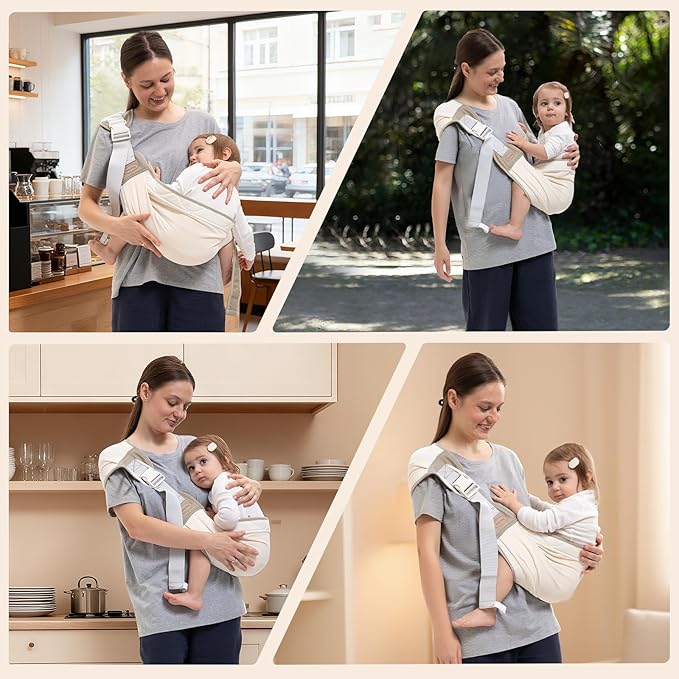 Baby Carrier Newborn to Toddler, Baby Sling Carrier, Toddler Carrier 25-60 lbs - Image 9