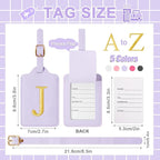 Personalized Initial Luggage Tags - Image 2