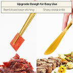 Travel Utensils with Case, Quatish Portable Silverware Set - Image 4