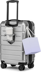 KYME Hardside Expandable Carry On Luggage 22x14x9 Airline Approved 20 Inch by KYME
