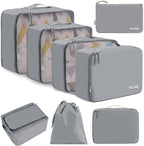 BAGAIL 8 Set Packing Cubes Luggage Packing Organizers by BAGAIL