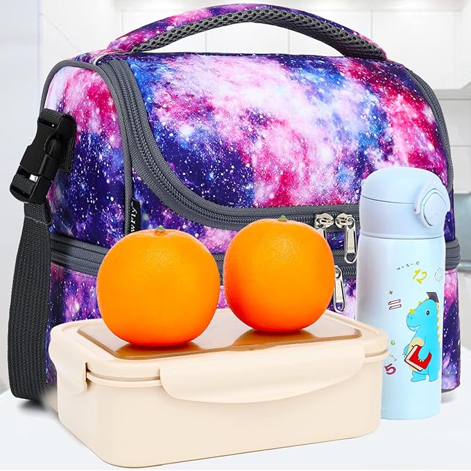 FlowFly Double Decker Cooler Insulated Lunch Bag Large Tote - Image 9