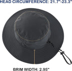 Connectyle Sun Hat for Men Women Outdoor UV Protection Safari Hat for Fishing - Image 3