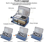 Hanke 24 Inch Luggage with Cup Holder and Charge, Top Opening Hard Shell - Image 4