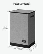 SOLEDI Laundry Hamper with Lid 90L Large & Tall Collapsible Laundry Basket - Image 9