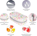 Serfeymi Weekly Travel Pill Organizer 2 Times A Day AM PM Upgraded Rainbow Pill - Image 3