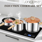 13-Piece Stainless Steel Cookware Set - Image 8