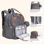 BabbleRoo Extra Large Diaper Bag Backpack, Expandable Baby Bag - Image 5