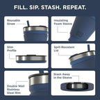 HYDAWAY 16oz Collapsible Tumbler - Image 4