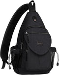 MOSISO Sling Backpack, Canvas Crossbody Hiking Daypack Bag by MOSISO