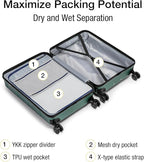 KYME Hardside Carry On Luggage 22x14x9 Airline Approved - Image 3