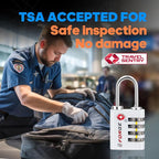 Forge Dual-Opening: Key or Combination Access Lock, TSA Approved Locks - Image 2
