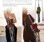 Travel Chair Ultimate Slacker, Quick Folding Tripod Stool - Image 7