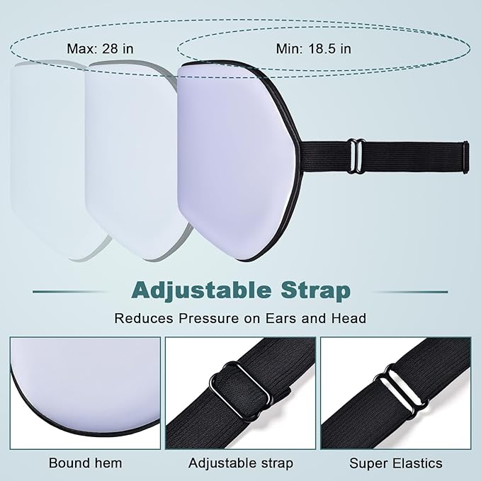 Sleep Mask, Real Natural Pure Silk Eye Masks - Image 2